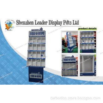 Cardboard Pop Cardboard Floor Display Stands For Supermarke